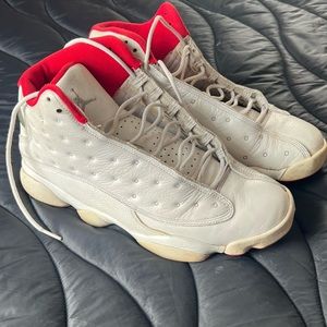 Jordan white shoes size 10